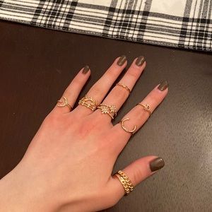 Gold Ring Set